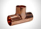 Residential Refrigeration Copper Tubing Pipe Fittings Copper Equal Tee  Easy To Braze